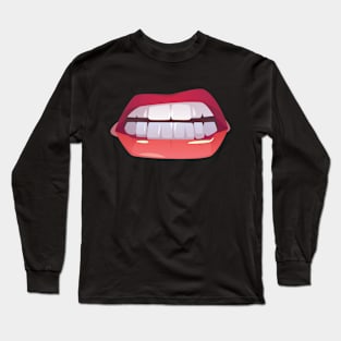 Face mask Lips Long Sleeve T-Shirt